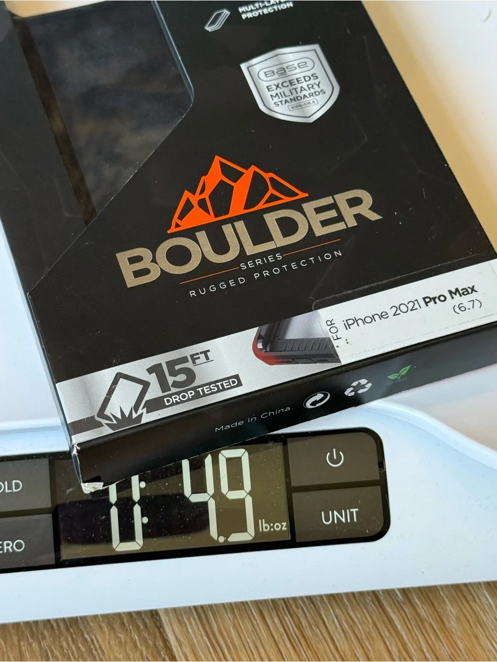 New xBase Boulder Series Black iPhone 2021 Pro Max 6.7 Rugged Protection Case